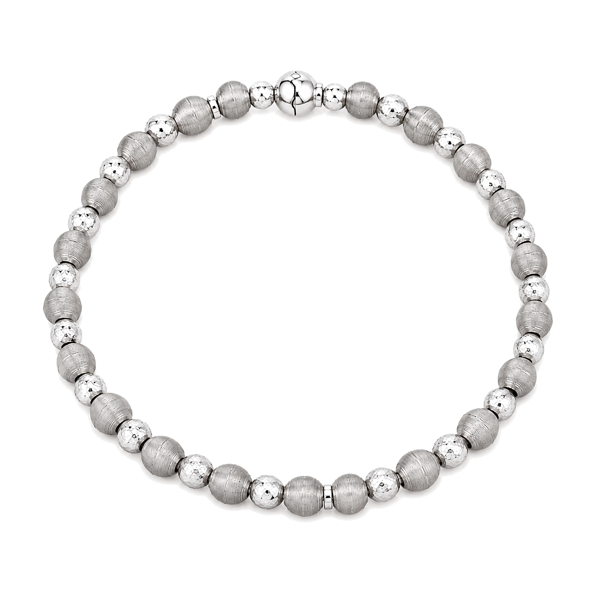 18K Gold Bracelet Round Beads Design