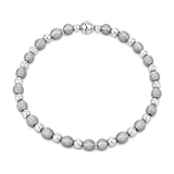 18K Gold Bracelet Round Beads Design