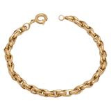 18K Gold Bracelet with Interlocking Braided Design