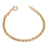 18K Gold Fluid Chain Interconnection