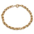 18K Chain Bracelet with Knotted Circles Design