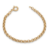 18K Chain Bracelet with Interconnection Design