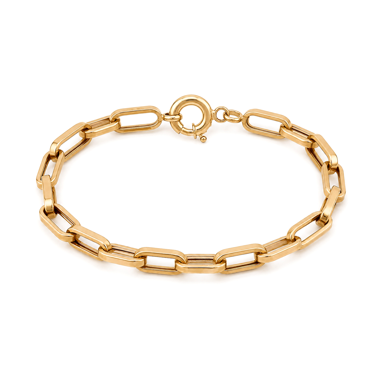 18K Chain Bracelet with Knotted Design