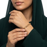 انسيال ذهب عيار 18 عقد معقودة