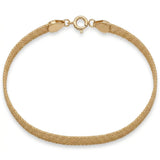 18K Chain Bracelet    with Two-Tone Design