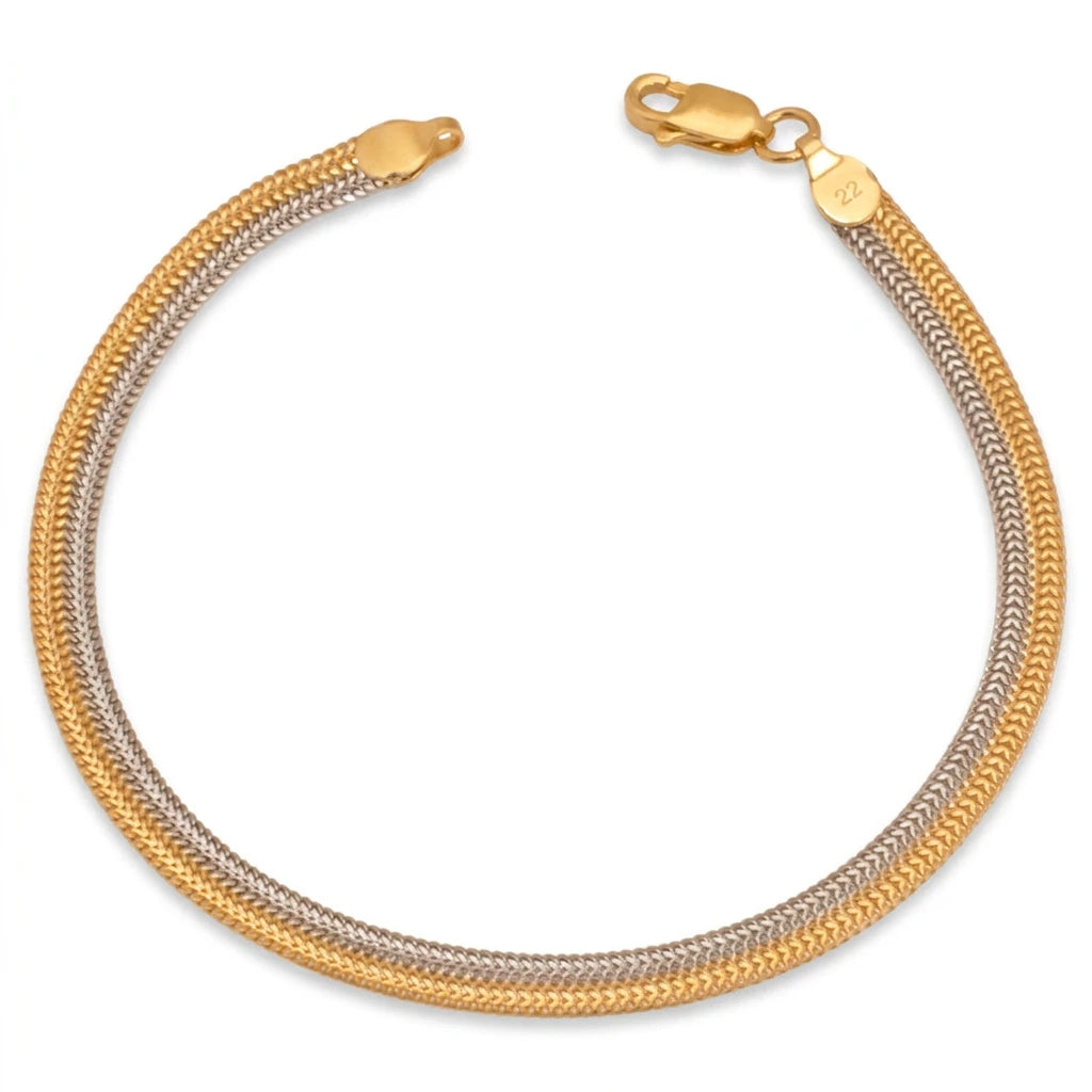 21K Chain Bracelet    with Delicate Design