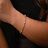 18K bracelet with Multi Thread Design