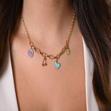 18K Gold Necklace Summer Look