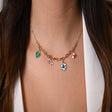 18K Gold Necklace Joy and Happiness