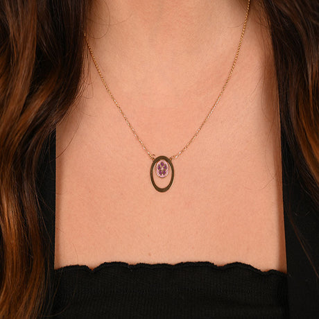 18-karat gold necklace, here's the beauty