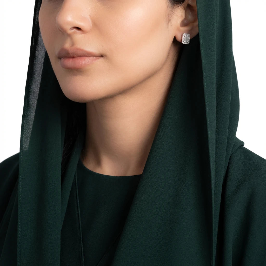 أقراط من الألماس " أميره الأحلام " عيار18