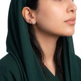 أقراط من الألماس "فرصه لامعه " عيار 18