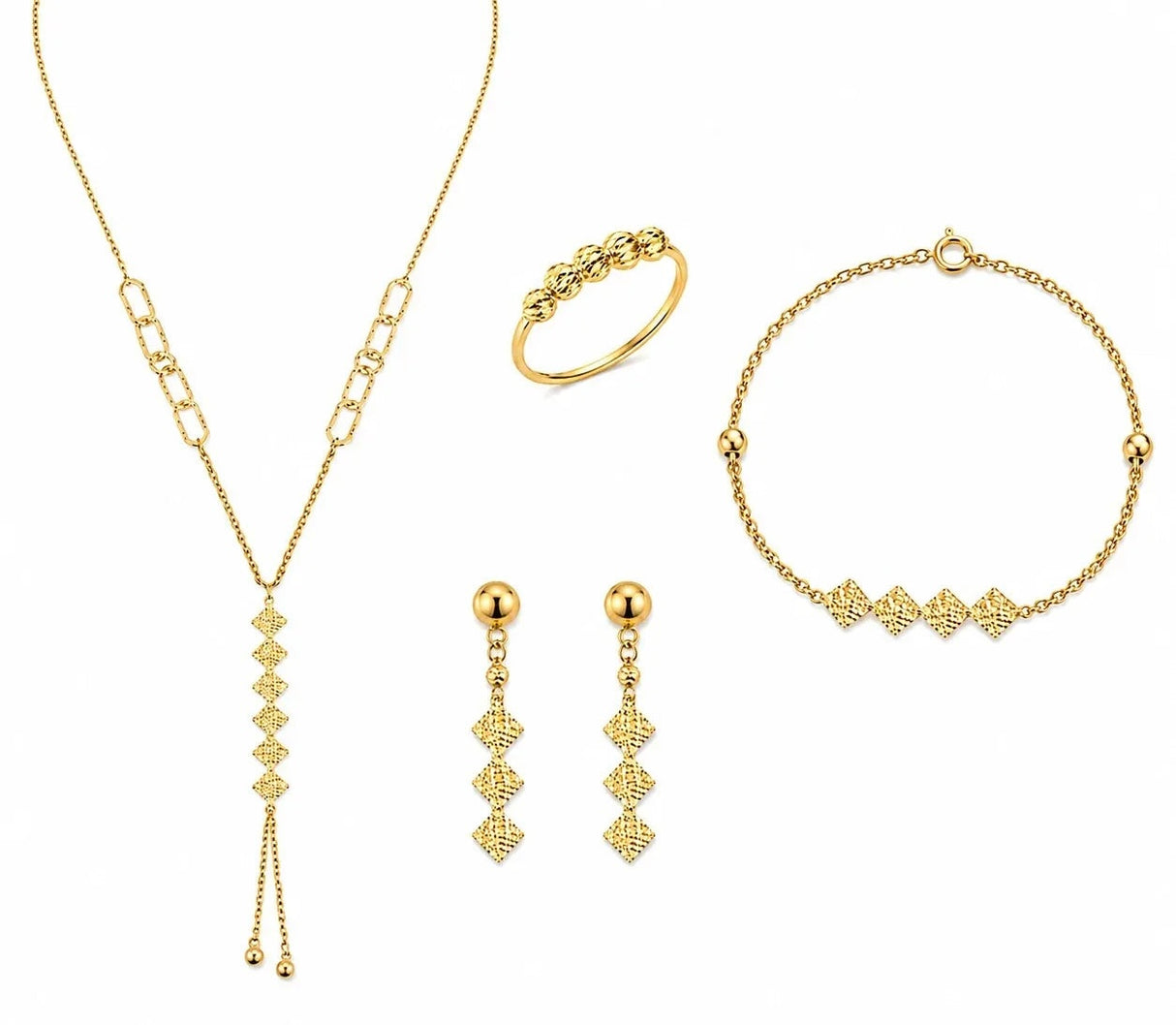 18K Gold jewellery set El Moaien