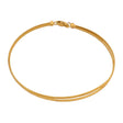 21K Gold Bracelet with Double Design