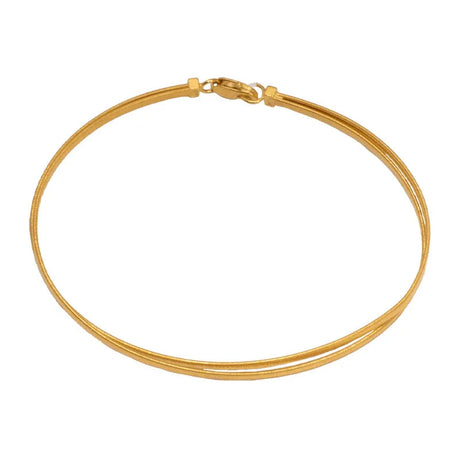 21K bracelet with Double Design