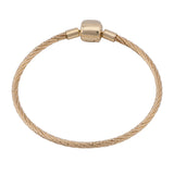 18K Gold Bracelet with Braided Design