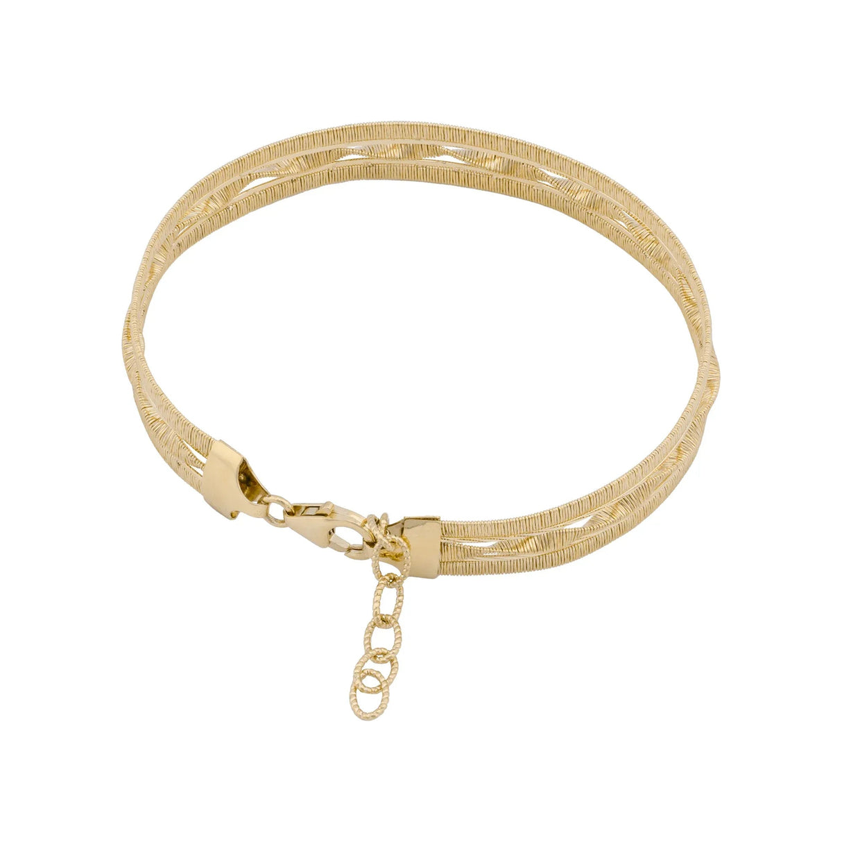 18K Gold Bracelet with Ornate Design