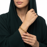 انسيال ذهب عيار 18 تصميم دوائر صغيرة