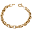 18K Gold Fluid Chain with Oval Chain Design