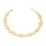 18K Gold Fluid Chain Golden Beads