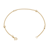 18K Gold Fluid Chain Bright Look
