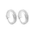 18K Gold Earrings with Circular Design
