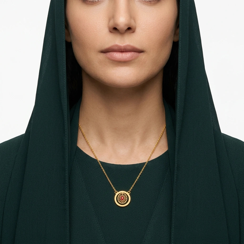 18K Gold Earrings with Small Square Design