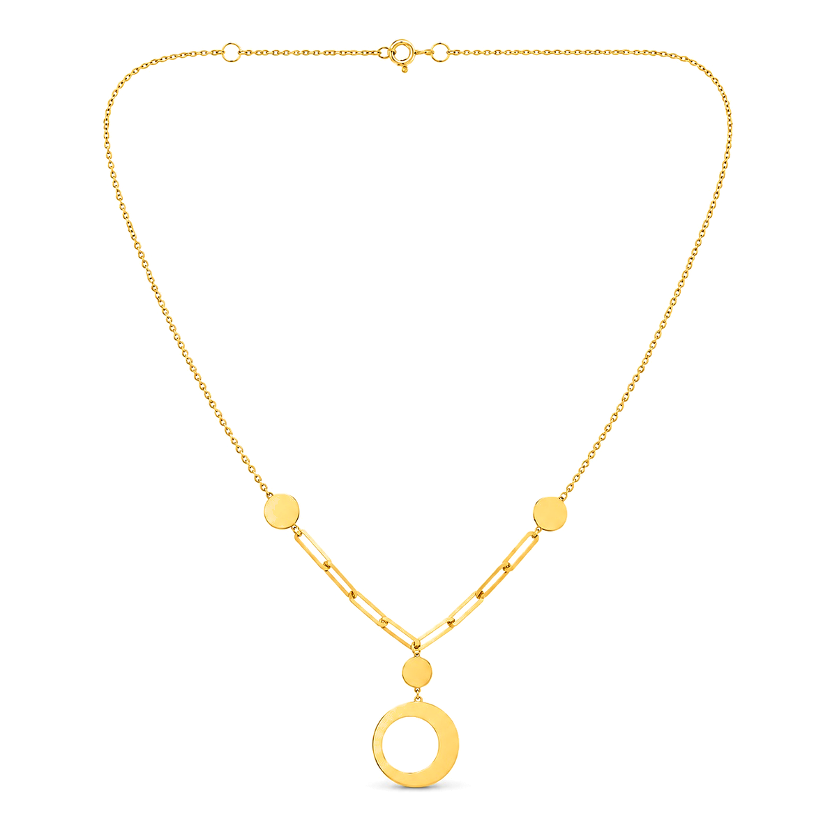 18K Gold Set with Eclipse Design