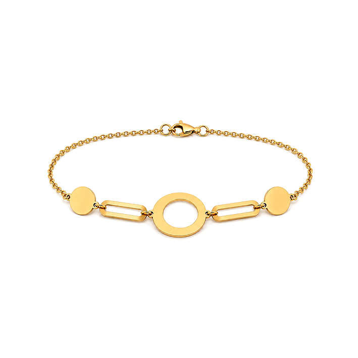 18K Gold Set with Eclipse Design