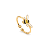 18K Gold Kids Set with Colorful Bee Design