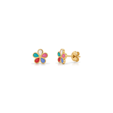 18K Gold Kids Set with Butterfly Design