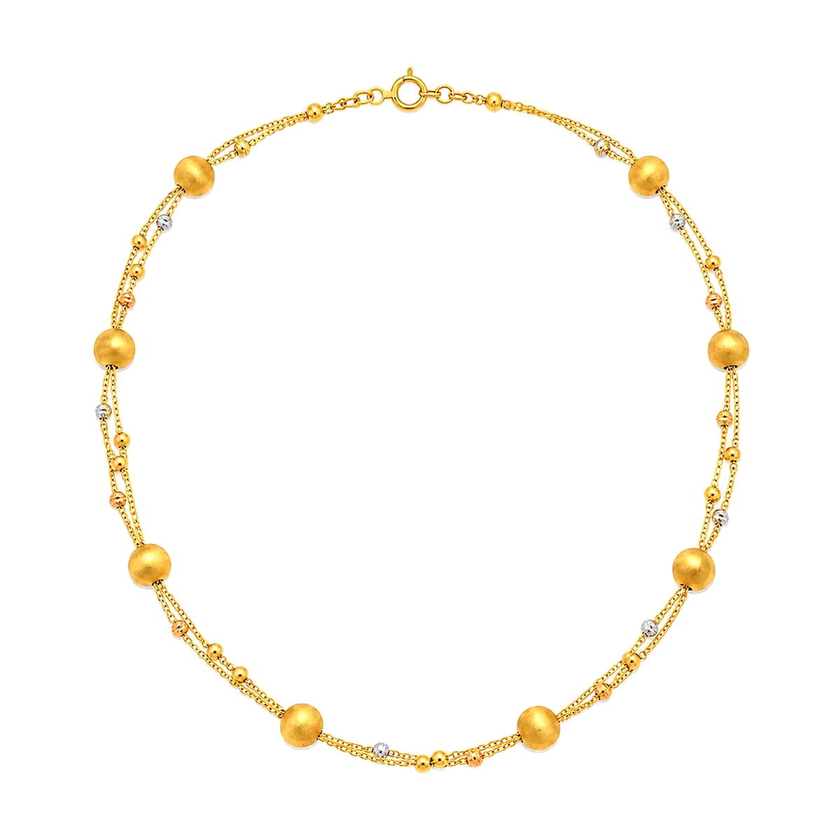 18K Gold Set, Threads Of Beauty