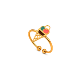 18K Gold Kids Set with Ice Cream Design