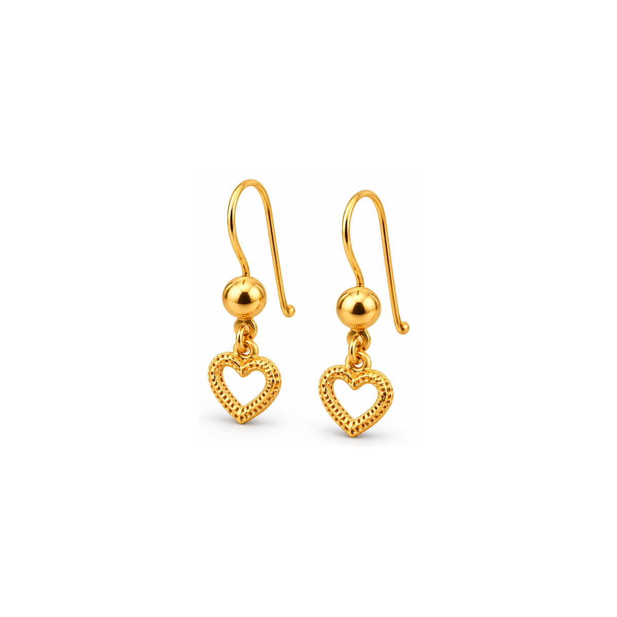 21K Gold Set with Heart Design