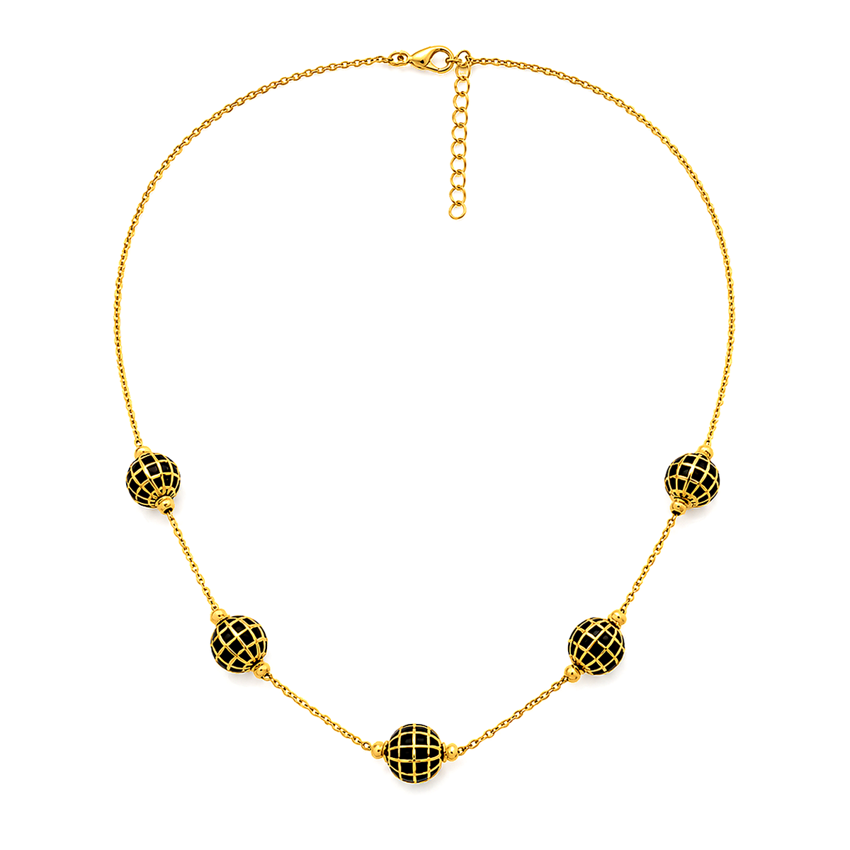 18K Gold Half Set with Happiness Grains Design