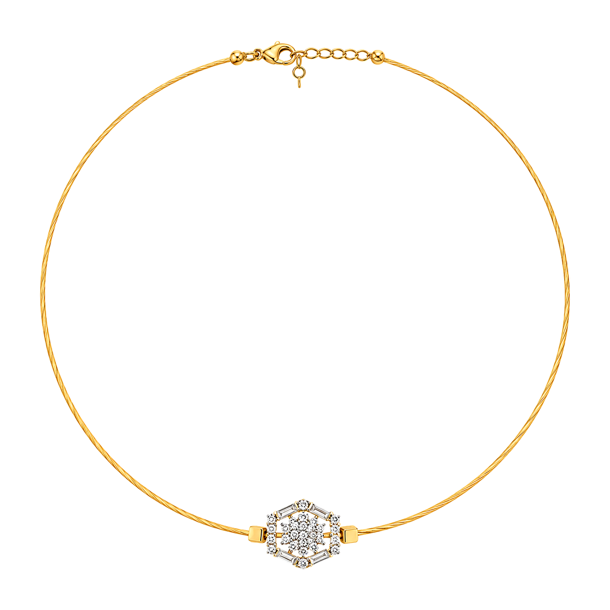 18K Gold Half Set with Exceptional Mornings Design