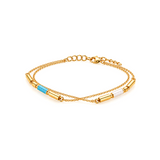 18K Gold Half Set with Lariat Design