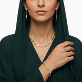 18K Gold Half Set with Show Off Your Beauty Design