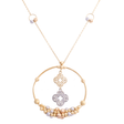 18K Gold Necklace with Ornate Design