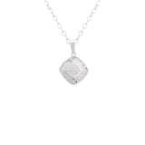 18K Gold Necklace with Square Design