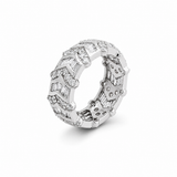 18K Gold Ring with Ornate Geometric Design