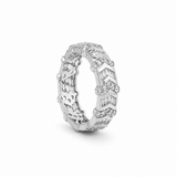 18K Gold Ring with Ornate Geometric Design