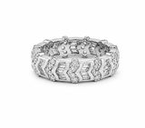 18K Gold Ring with Ornate Geometric Design