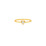 18K Gold Ring with Loving Hearts Elegant Touch Design