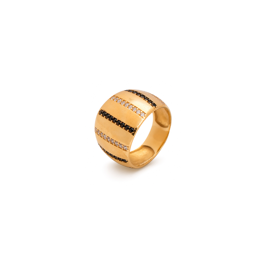 18K Gold Ring with Bold Design