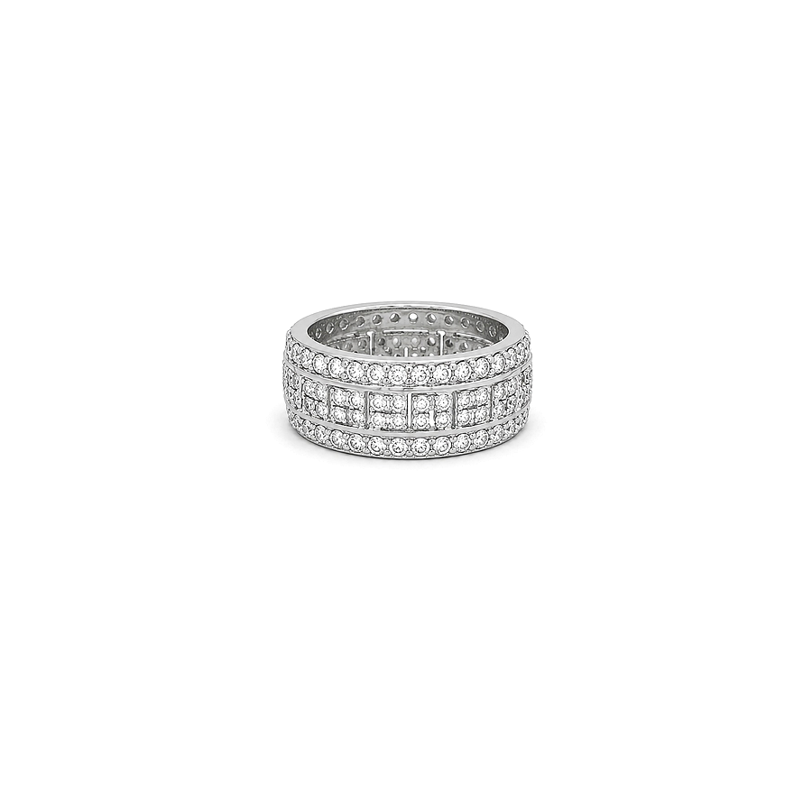 18K White Gold Ring with Wedding Elaina Design