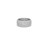 18K White Gold Ring with Wedding Elaina Design