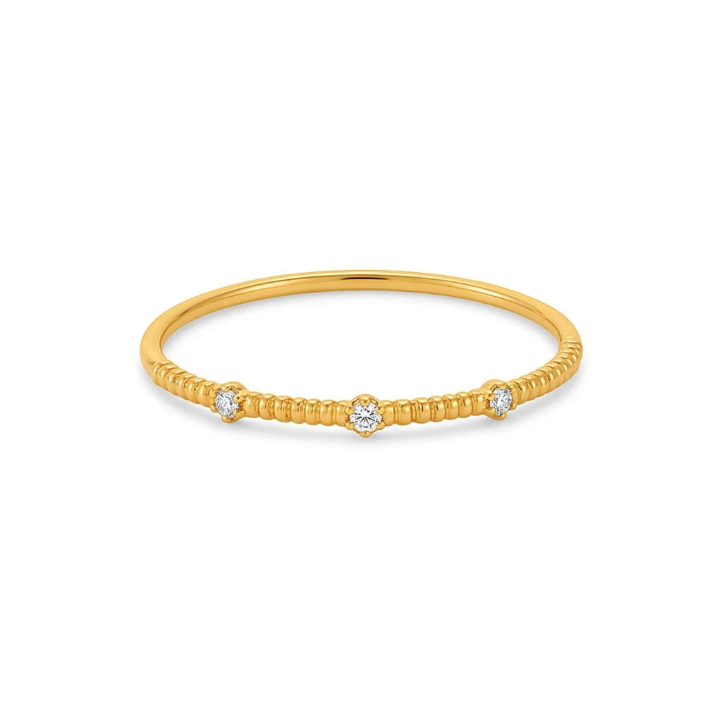 21K Gold Ring with 0.90 Design