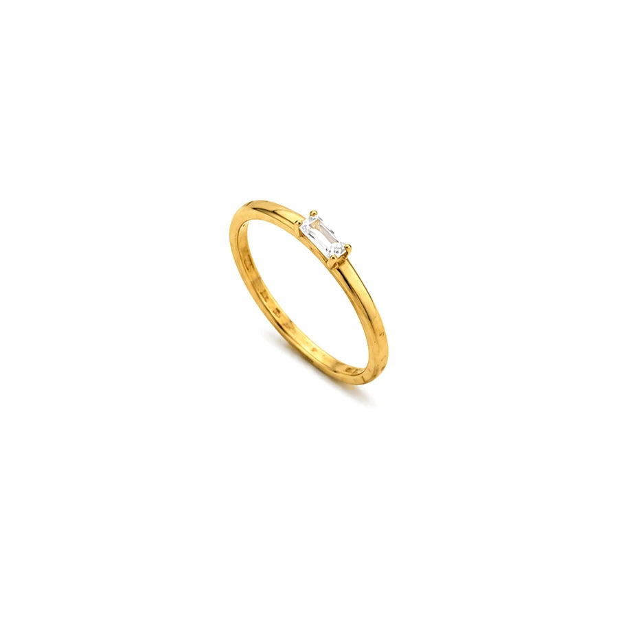 18K Gold Ring with Delicate Stones That Resemble You Design