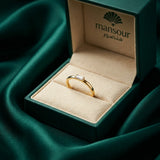 18K Gold Ring with Delicate Stones That Resemble You Design